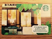 HTF Starbucks Neighborhood Storefront Gift Card Never Swiped NO $ VALUE