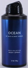 Bath and Body Works OCEAN Deodorant Deodorizing Body Spray for Men 3.7 FL OZ