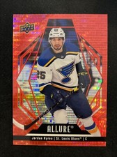 22-23 UD Allure Hockey Red Rainbow 73 Jordan Kyrou