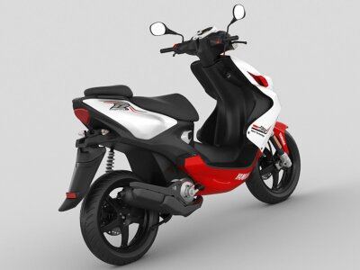 Béquille Latérale Noire Pour Yamaha Aerox Et MBK Nitro (jusqu'en 2012) - Longueur 255mm, Diamètre 22mm - Pratique Pour Stationnement Ville - 5