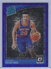 KEVIN KNOX 2018-19 DONRUSS OPTIC BLUE DISCO HOLO PRIZM RATED ROOKIE RC #D 47/50