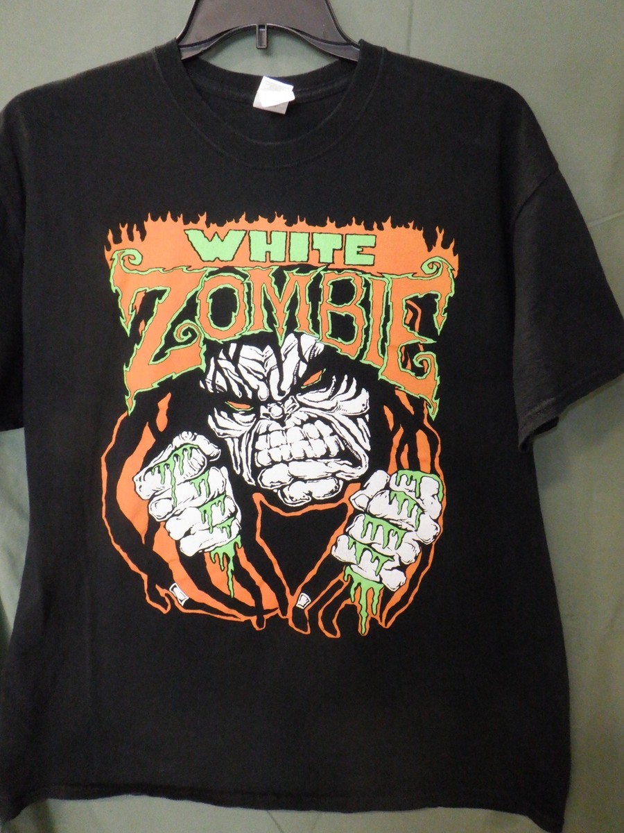 Shirts - White Zombie Black 1-Sided - Size XL, Great Condition | eBay