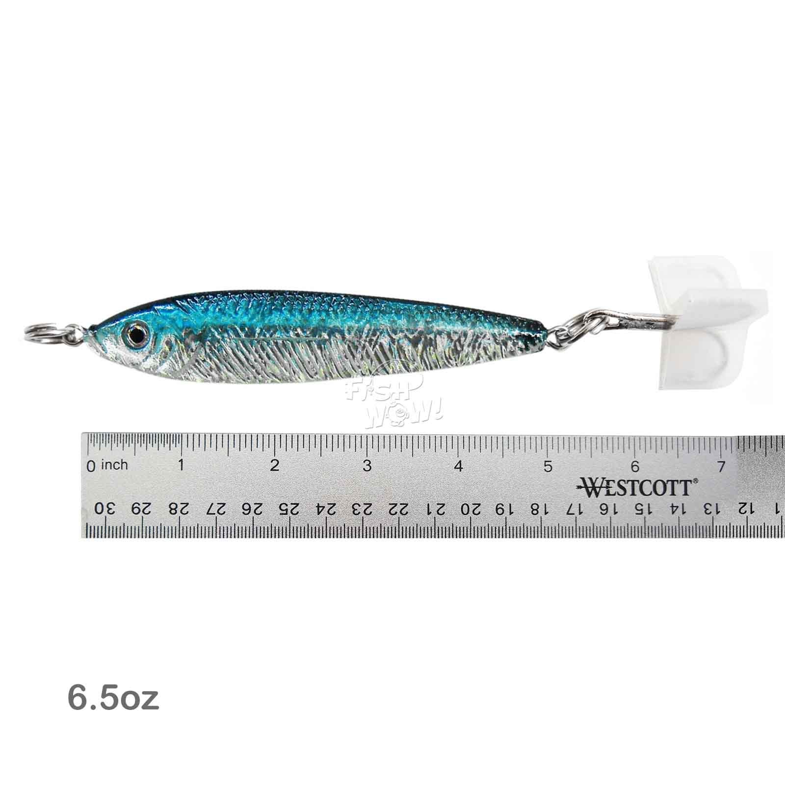20pcs 6.5oz Fishing Mega Metal Bait Trolling Live Jig luna lure Mix Random Color - Image 2