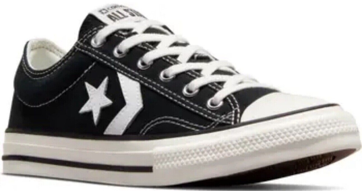 Converse Star Player 76 Black Vintage White for Sale