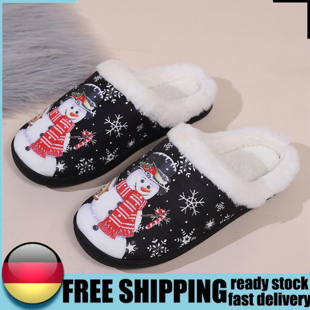 APL Pantofole Termiche Piatte Carine Pelose Ciabatte Morbide Coppia per Autunno Inverno