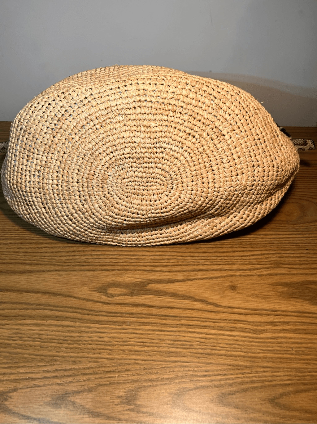 Coach Oversized Straw Python Tote bag Unique and … - image 6