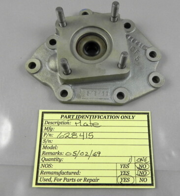 Continental aircraft  engine cover plate 628415