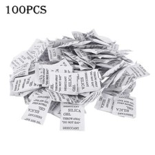 Bolsa desecante de gel de sílice de 100 piezas bolsas bolsas bolsas absorbentes de humedad bolsas de secado