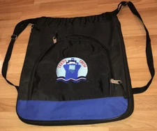 NORWEGIAN CRUISE LINE NCL TEEN’S CREW VINTAGE BACKPACK EXPANDABLE DRAWSTRING BAG