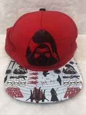 Lucasfilm Star Wars Hat Cap Youth Red Snap Back Kylo Ren 1st Order Flat Bill