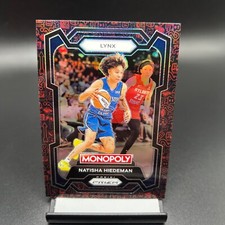 2024 Prizm Monopoly #62 Natisha Hiedeman Red & Black Icons SP Minnesota Lynx