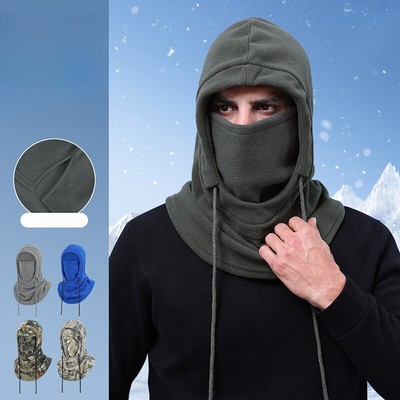 Men Women Balaclava Ski Mask Fleece Face Mask Full Hood Winter Neck Warmer