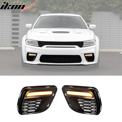 2020-2023 Dodge Charger Widebody Daytime Running Light DRL LED Foglight  Covers | Right | Ikon | Fog Light