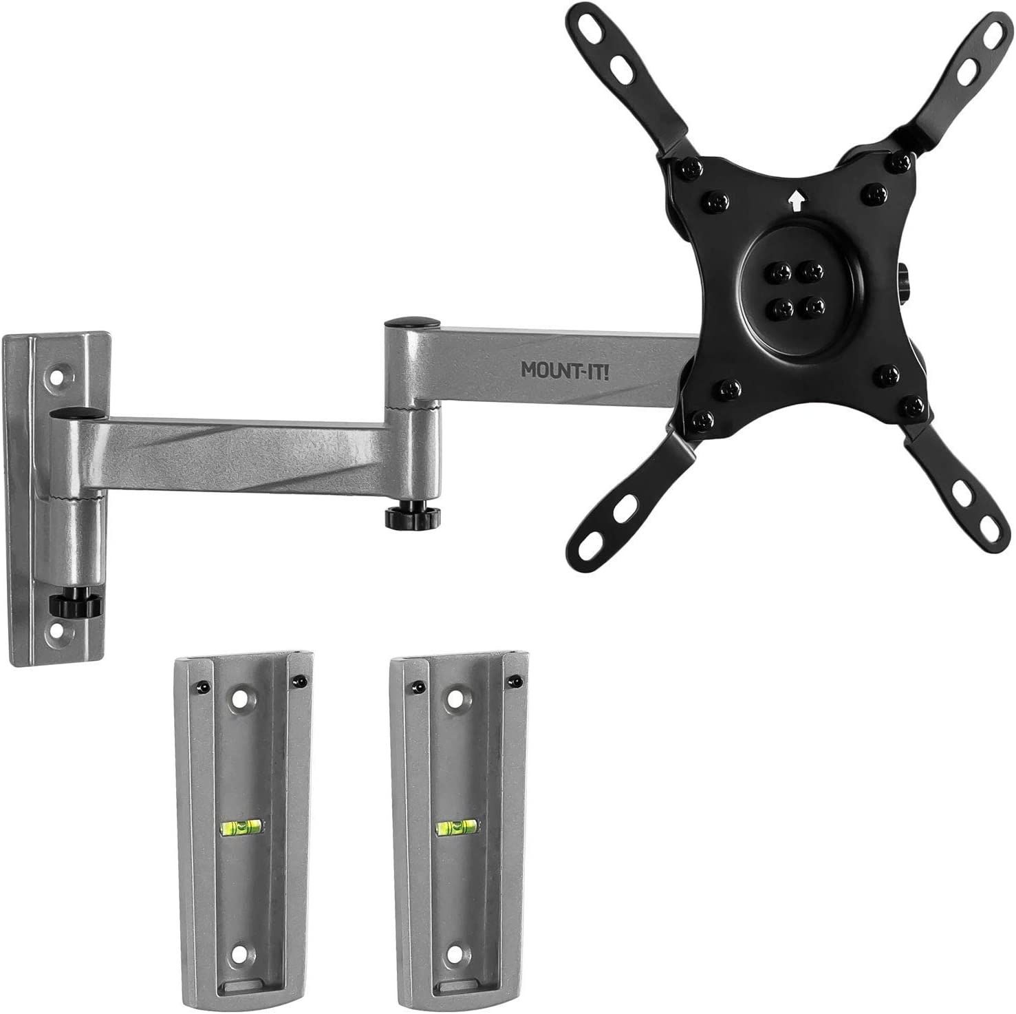 Mount-It! RV TV Mount, Lockable Full Motion Wall Mount black, grey