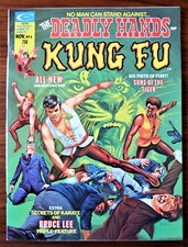 DEADLY HANDS OF KUNG FU #6 NM+ (9.6) *BRUCE LEE ARTICLE/PHOTOS* BOB LARKIN COVER