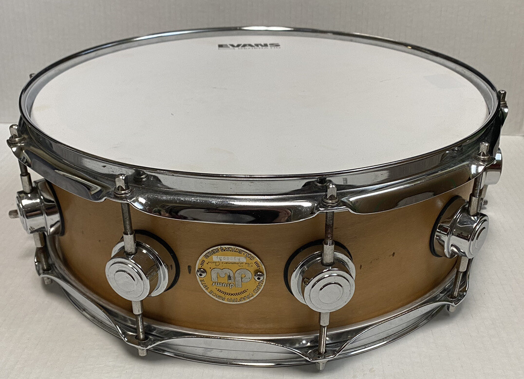 DW Collector's Series Ten and Six Maple Snare Drum - Natural