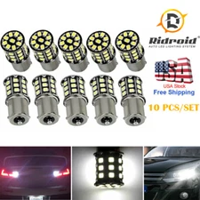 10x Super White 1156 1141 33-SMD RV Camper Trailer LED Interior Light Bulbs 12V