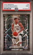 🔥 2020 Obsidian Electric Etch Asia Giannis Antetokounmpo PSA 9 Mint Low Pop 6