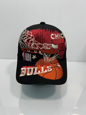 希少 美品 CHICAGO BULLS CAP キャップ 90s NBA レア Rare Vintage Chicago Bulls 90's Biglogo NBA Hat Cap Snapback | eBay
