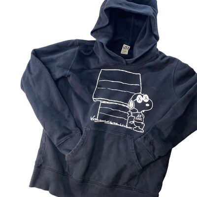 Uniqlo Kaws Peanuts Hoodie UT Sweatshirt Small Streetwear Collab Snoopy Cartoon