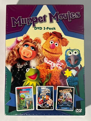 Muppet Movies (DVD, 2006) 3 Pack Set Kermit's Swamp Years Muppets Take Manhattan