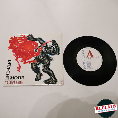 depeche mode its called a heart 7'' vinyl record very good +