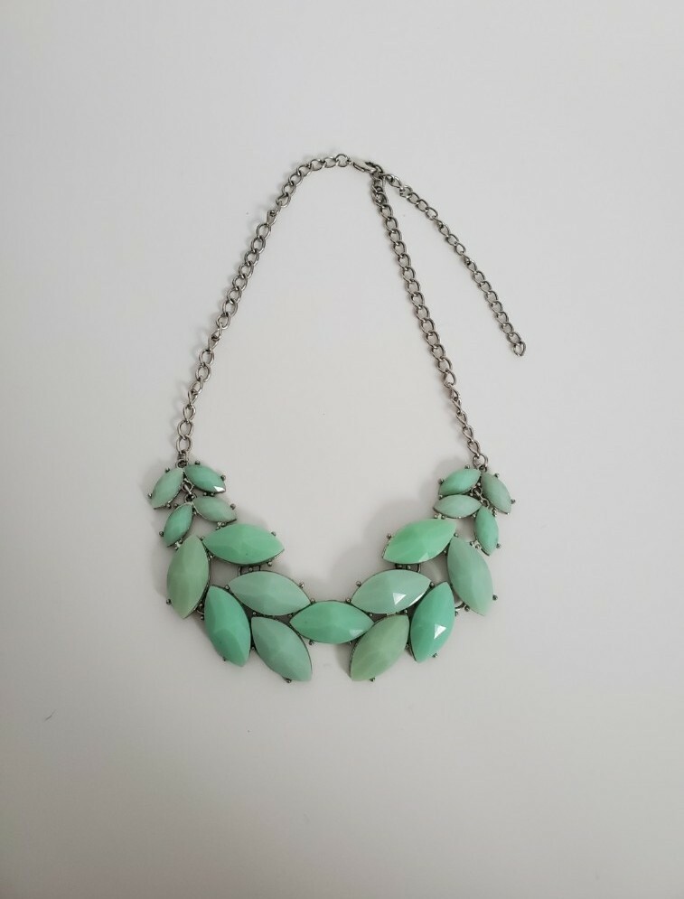 NEW Mint Leaves Statement Necklace Jewelry | eBay