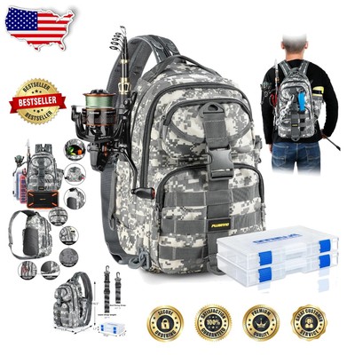 Ergonomic Fishing Backpack Versatile Stylish Tackle Storage for