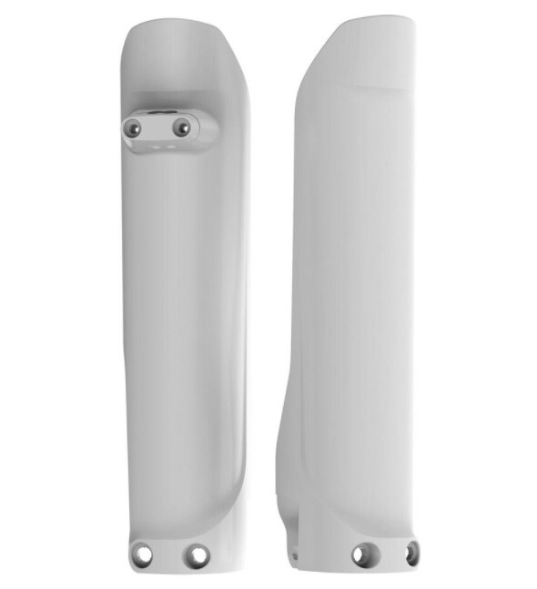 Protections de fourche moto plastique blanc Husqvarna FC 350 2019 2020 2021