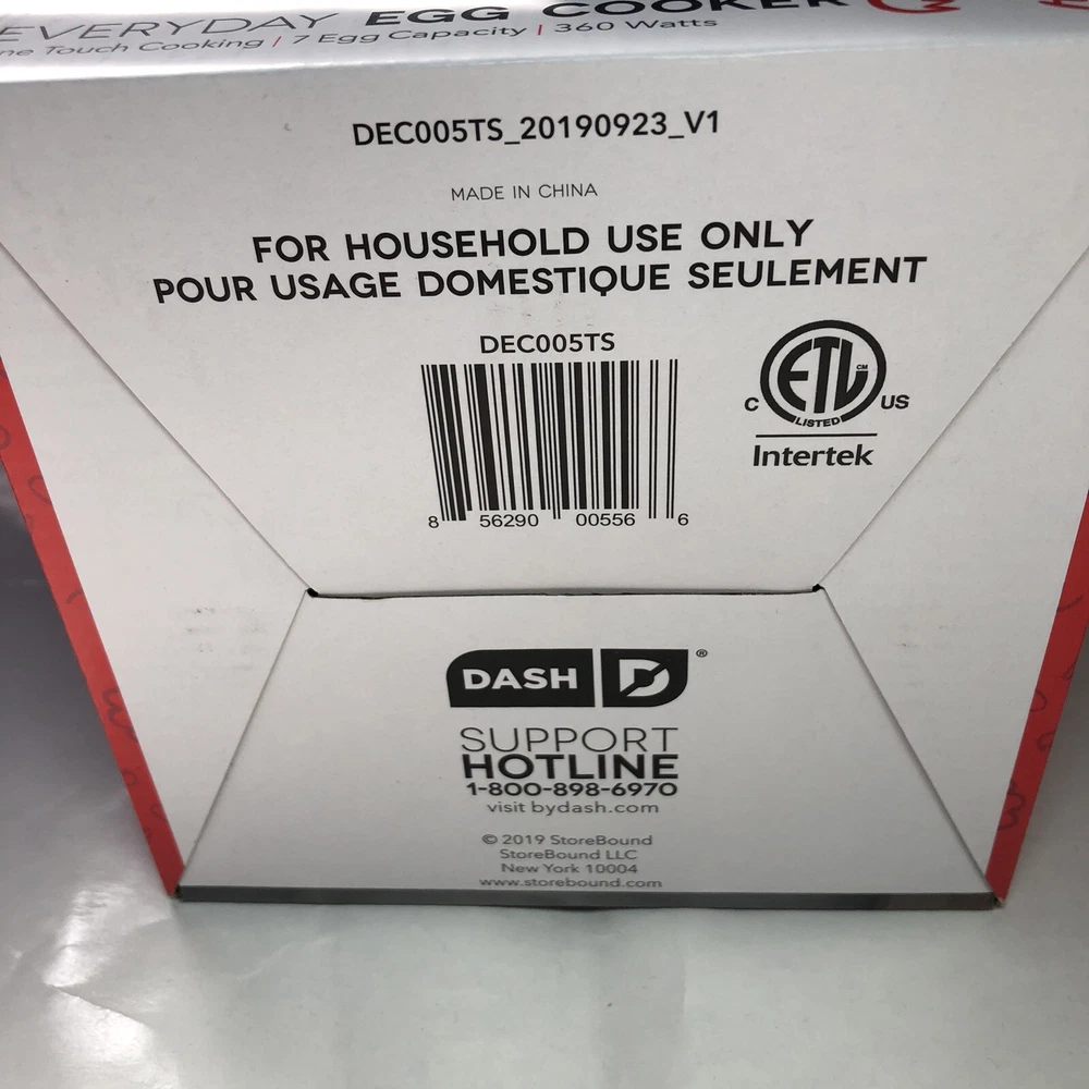 DASH Rapid Egg Cooker 7-Capacity 360W Blue for Hard Soft Boiled Poached Eggs