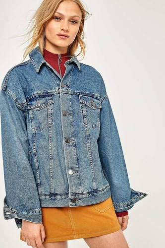 urban outfitters oversized jean jacket