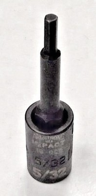 Armstrong 19-005 3/8'' Drive 5/32'' SAE Impact Socket Hex Bit USA