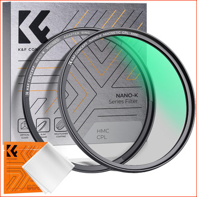 Zirkularer Polfilter 67mm Slim CPL Magnetisch Optisches Glas Aluminium Kamera