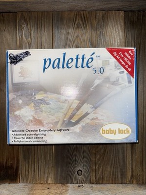 Pre Owned - Baby Lock Palette Model ECS5 Embroidery Software Version 5.0 CD only