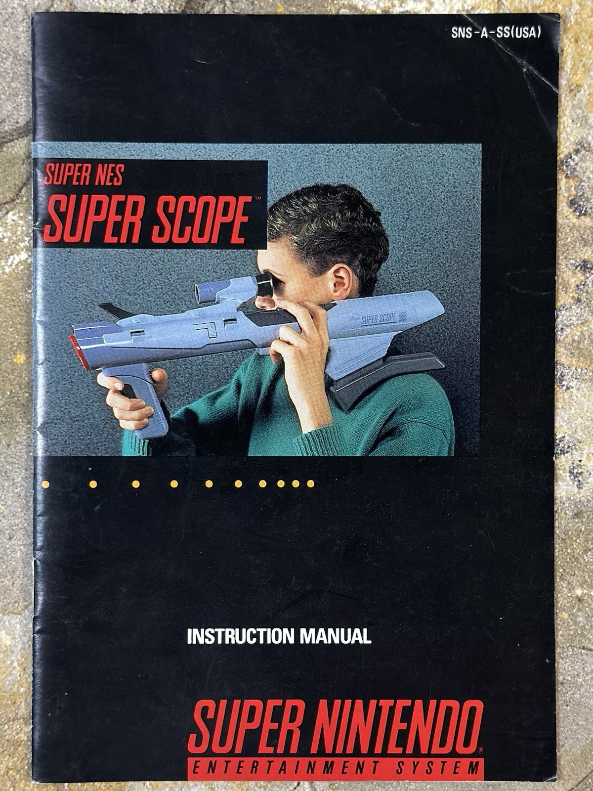 Super Scope Instruction Manual - Super Nintendo Entertainment System SNES