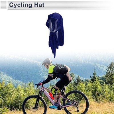 Cycling Hat Warm Neck Protection Blue 28x100cm One Size 1 Pc