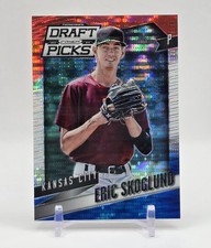 2014 Panini Prizm Perennial Draft Picks ERIC SKOGLUND Red White And Blue Pulsar