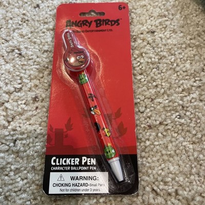 Angry Birds Clicker Pen Red Bird Rare Release Character Ball Point Pen Sealed