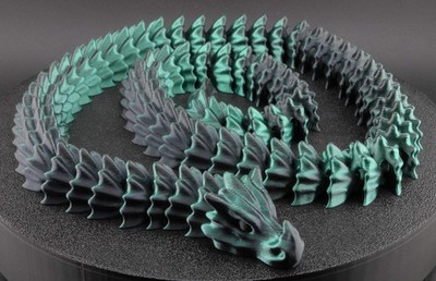 Bone Dragon   Articulated Poseable Fantasy Dragon Toy | 3D Printed Gothic