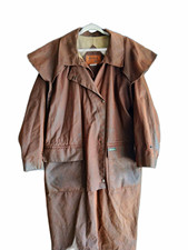 Outback Trading Company Men  s 2040 OilSkin Duster Coat XL Brown