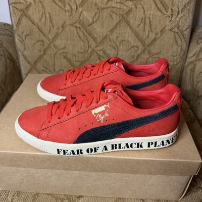 Puma Clyde Public Enemy 374539-01 Red Black Men s Shoes Size 8 Red