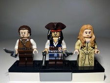 Lego Piratas del Caribe Minifigura Lote 10365 Jack Sparrow Will Turner NUEVO