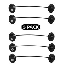 Refrigerator Door Lock File Drawer Freezer and Child Safety Cabinet Black 5 