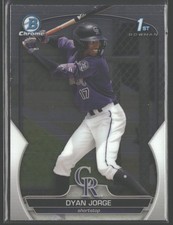 2023 Bowman #BCP-22 Dyan Jorge Chrome Prospects
