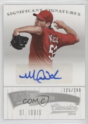 2014 Panini Classics Significant Signatures Silver /299 Michael Wacha Auto e3g