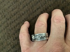 HARLEY DAVIDSON MOTORCYCLES RING SIZE 10 STER...