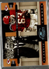 2008 Donruss Classics Classic Combos Silver Holofo Hank Stram Willie Lanier /250