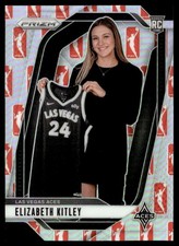 2024-25 Panini Prizm WNBA Logo Prizm Elizabeth Kitley Rookie Las Vegas Aces #140