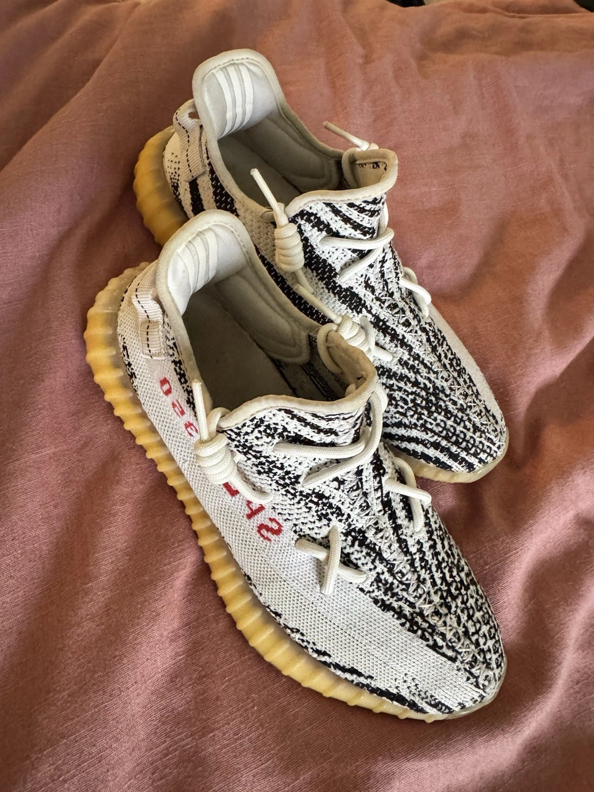 Adidas Yeezy Boost 350 V2 Low Zebra taglia 10