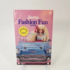 BARBIE FASHION FUN GUIDE ~ PREMIERE ISSUE ~ 1990 MATTEL, INC. ~ VINTAGE! MINT